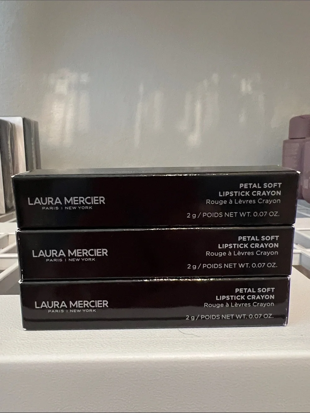 Laura Mercier Petal Soft Lipstick Crayon - Set of 3
